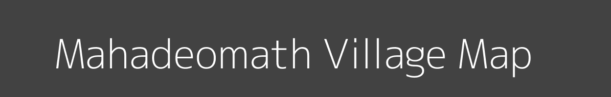 Map of Mahadeomath Village in Bihar Image