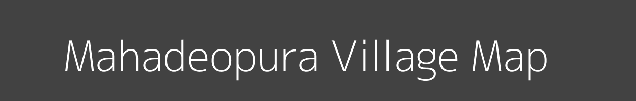 Map of Mahadeopura Village in Rajasthan Image