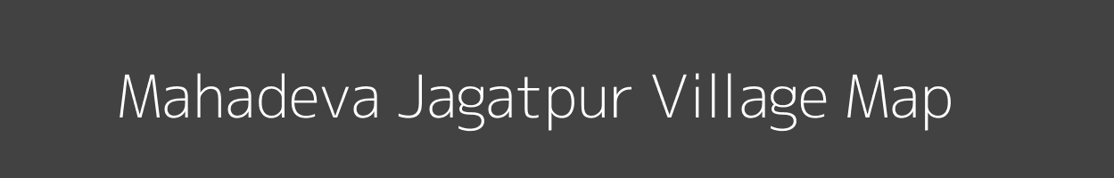 Map of Mahadeva Jagatpur Village in Uttar Pradesh Image