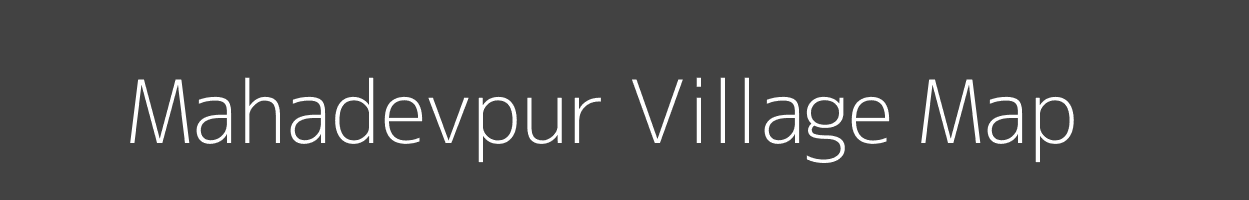 Map of Mahadevpur Village in Uttar Pradesh Image