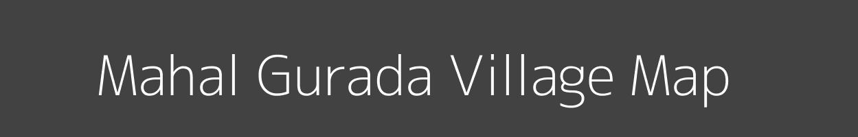 Map of Mahal Gurada Village in Madhya Pradesh Image