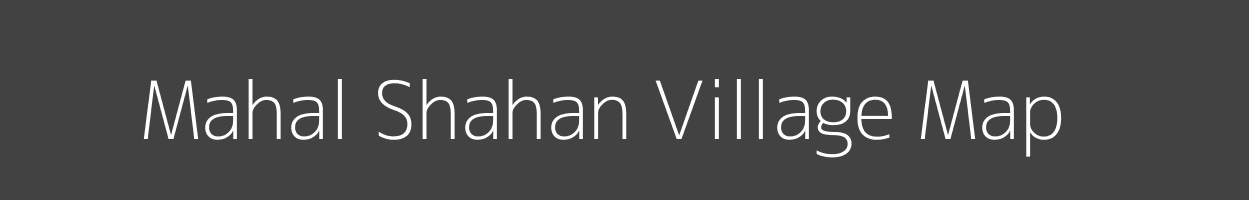 Map of Mahal Shahan Village in Jammu and Kashmir Image