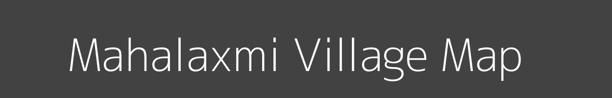 Map of Mahalaxmi Village in Maharashtra Image