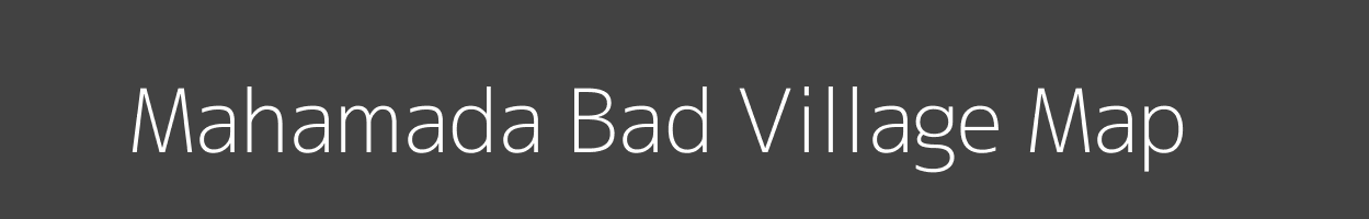 Map of Mahamada Bad Village in Odisha Image