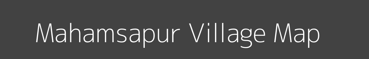 Map of Mahamsapur Village in Uttar Pradesh Image