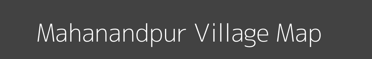 Map of Mahanandpur Village in Uttar Pradesh Image