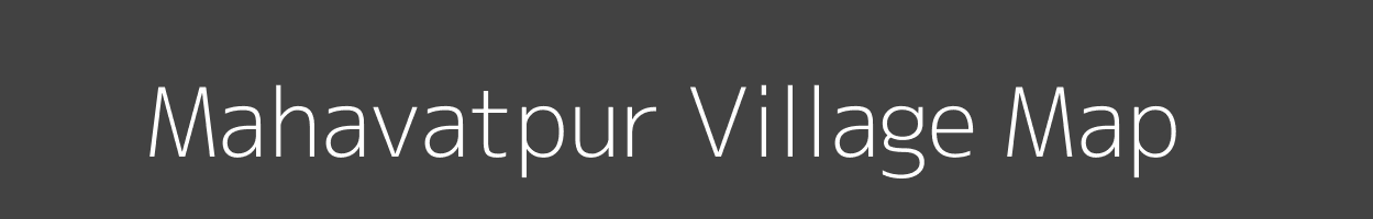Map of Mahavatpur Village in Uttar Pradesh Image
