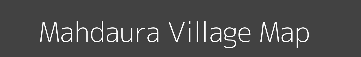 Map of Mahdaura Village in Uttar Pradesh Image