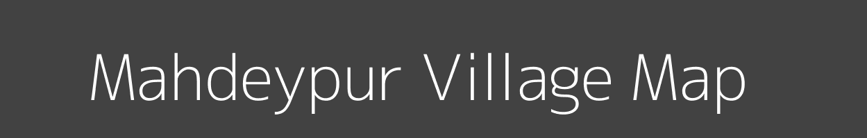 Map of Mahdeypur Village in Uttar Pradesh Image