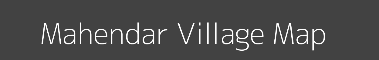 Map of Mahendar Village in Madhya Pradesh Image