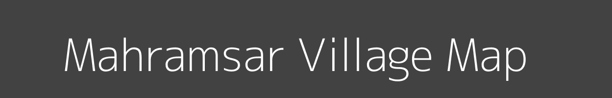 Map of Mahramsar Village in Rajasthan Image