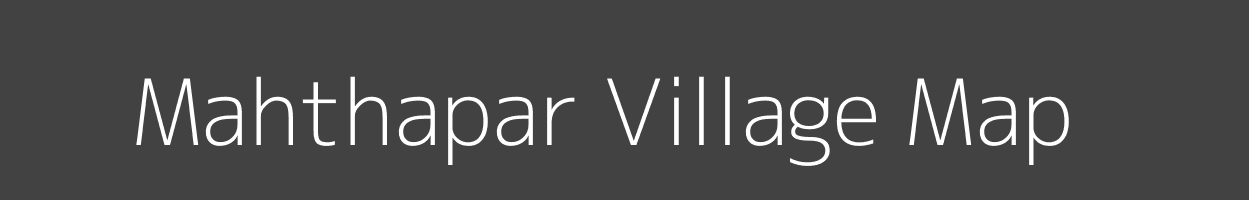 Map of Mahthapar Village in Uttar Pradesh Image