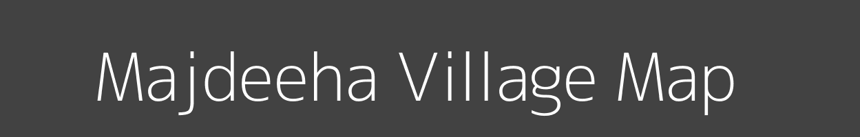 Map of Majdeeha Village in Uttar Pradesh Image