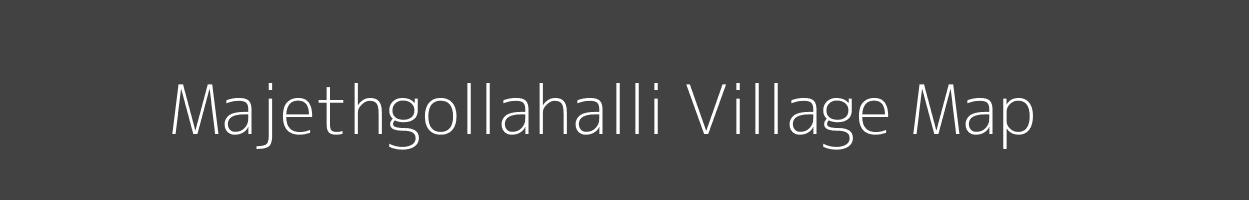 Map of Majethgollahalli Village in Tamil Nadu Image