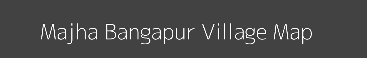 Map of Majha Bangapur Village in Uttar Pradesh Image