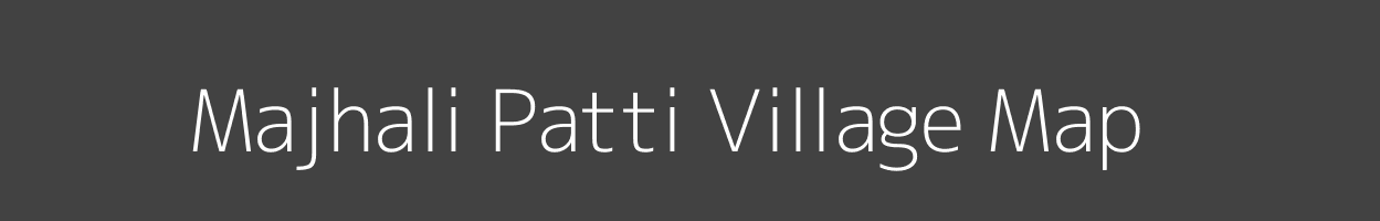 Map of Majhali Patti Village in Uttar Pradesh Image
