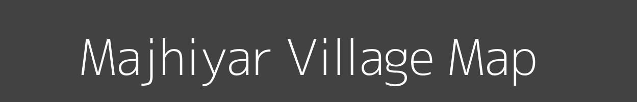 Map of Majhiyar Village in Madhya Pradesh Image