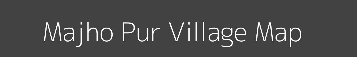 Map of Majho Pur Village in Uttar Pradesh Image