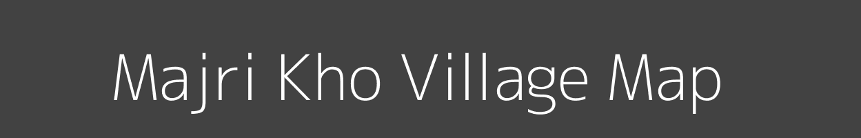 Map of Majri Kho Village in Madhya Pradesh Image