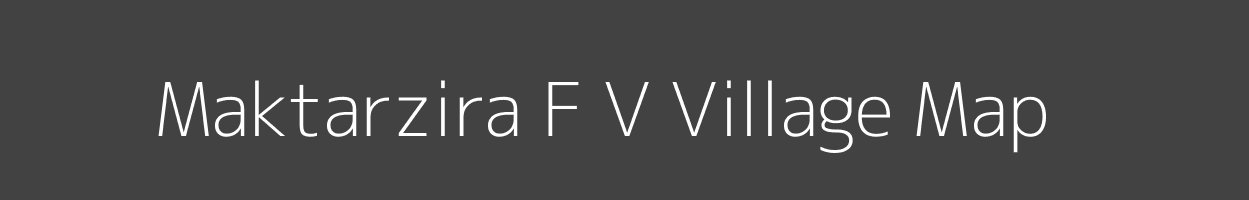 Map of Maktarzira F V Village in Maharashtra Image