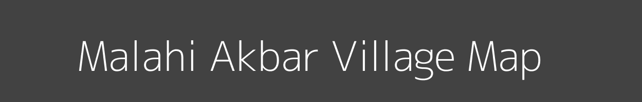 Map of Malahi Akbar Village in Bihar Image