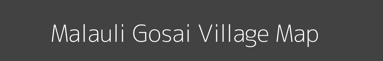 Map of Malauli Gosai Village in Uttar Pradesh Image