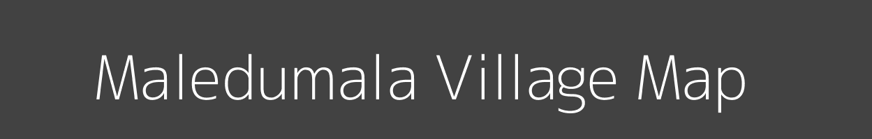 Map of Maledumala Village in Maharashtra Image