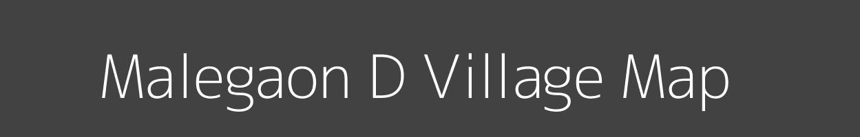 Map of Malegaon D Village in Maharashtra Image