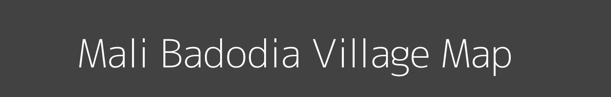 Map of Mali Badodia Village in Madhya Pradesh Image