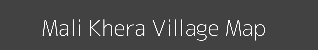 Map of Mali Khera Village in Rajasthan Image