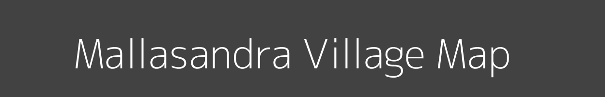 Map of Mallasandra Village in Karnataka Image
