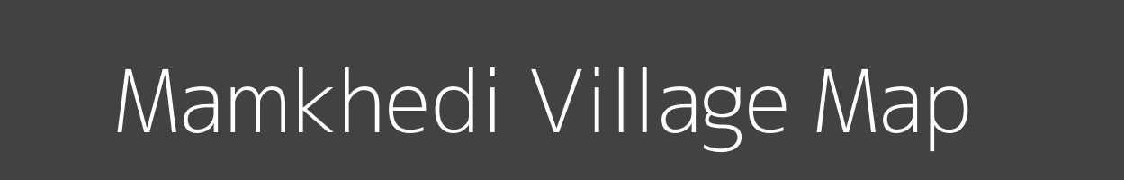 Map of Mamkhedi Village in Madhya Pradesh Image