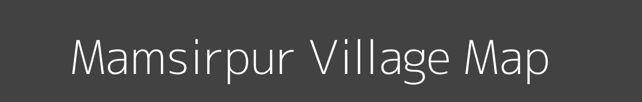 Map of Mamsirpur Village in Uttar Pradesh Image