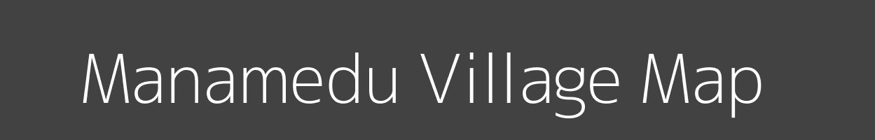 Map of Manamedu Village in Puducherry Image