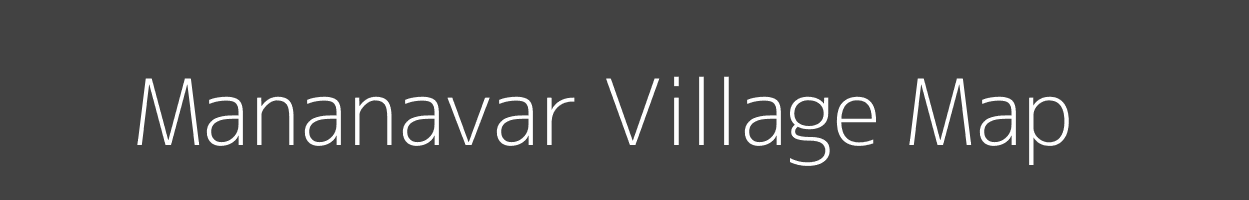 Map of Mananavar Village in Rajasthan Image