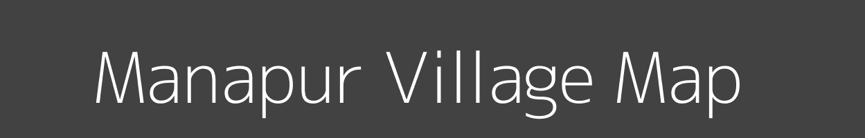 Map of Manapur Village in Uttar Pradesh Image