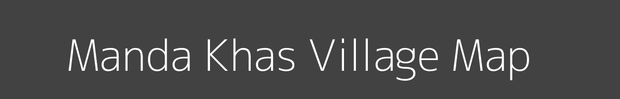Map of Manda Khas Village in Uttar Pradesh Image