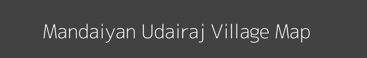 Map of Mandaiyan Udairaj Village in Uttar Pradesh Image