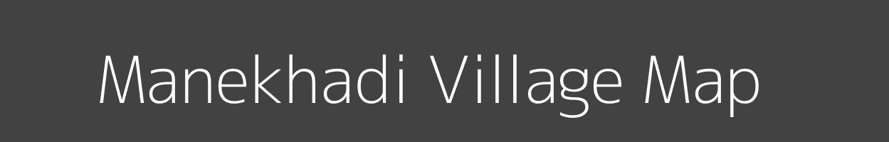 Map of Manekhadi Village in Maharashtra Image