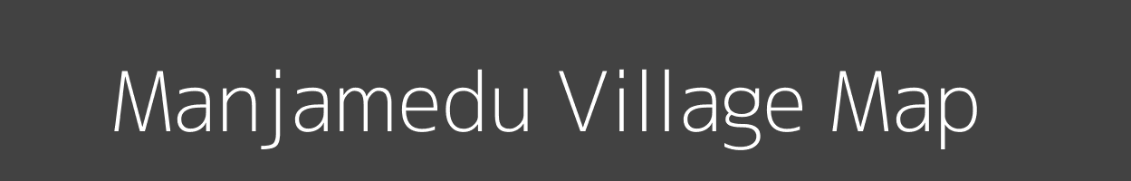 Map of Manjamedu Village in Tamil Nadu Image