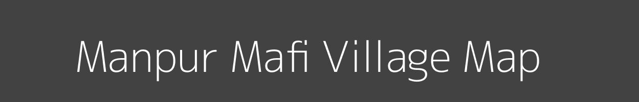 Map of Manpur Mafi Village in Uttar Pradesh Image