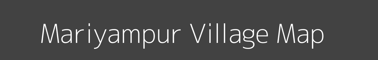 Map of Mariyampur Village in Uttar Pradesh Image