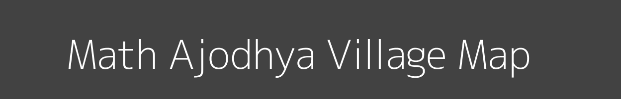 Map of Math Ajodhya Village in Uttar Pradesh Image