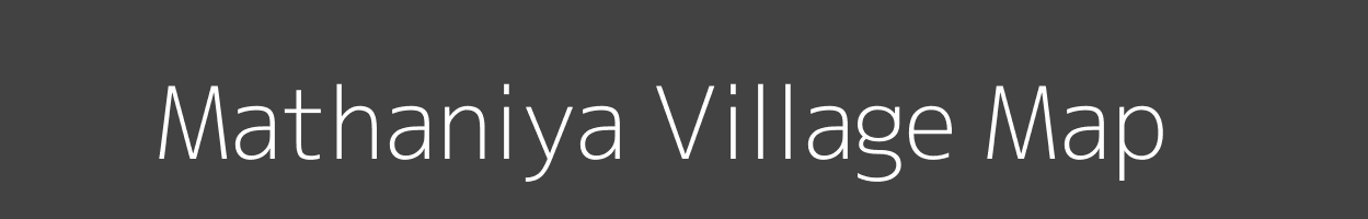 Map of Mathaniya Village in Rajasthan Image