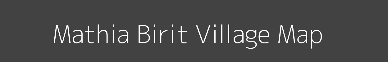 Map of Mathia Birit Village in Bihar Image