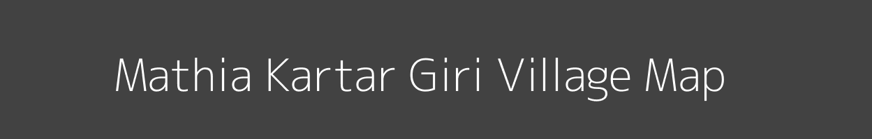 Map of Mathia Kartar Giri Village in Uttar Pradesh Image