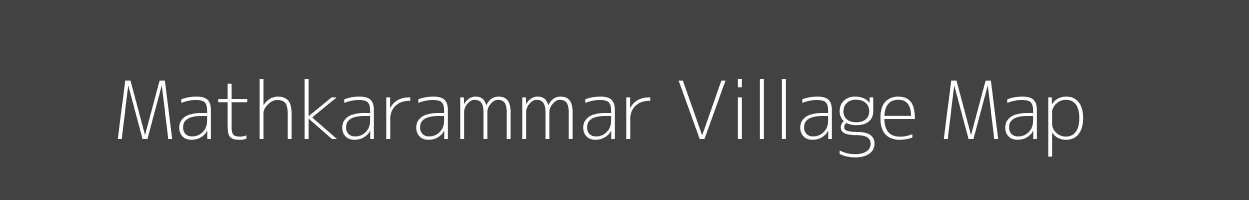 Map of Mathkarammar Village in Uttar Pradesh Image