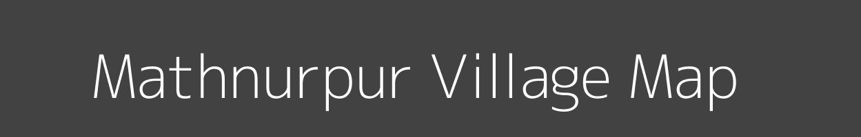 Map of Mathnurpur Village in West Bengal Image