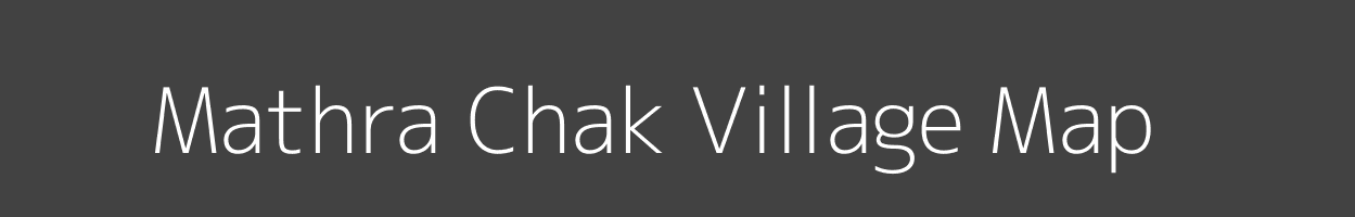 Map of Mathra Chak Village in Jammu and Kashmir Image