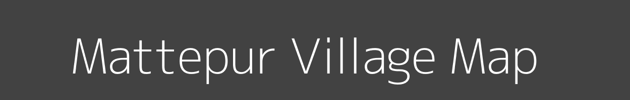 Map of Mattepur Village in Uttar Pradesh Image